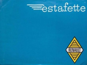 Renault Estafette Modelprogram 1964 Carbrochure (10355)